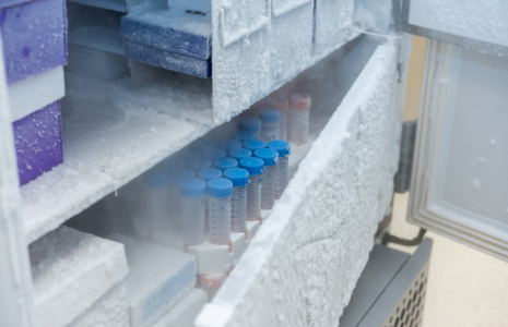 超低温フリーザー (バックアップガス)