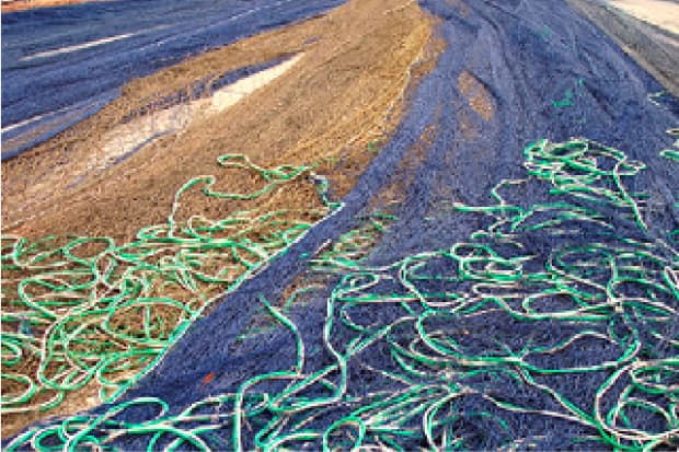 地引網耐久試験の写真